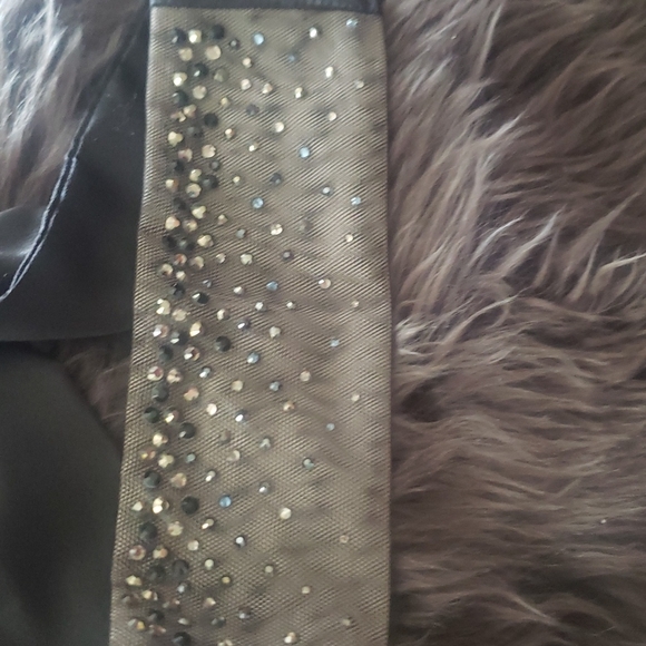 Victoria's Secret Rare Limited Edition Satin & Mesh Swarovski Cystal Blindfold - Picture 3 of 4